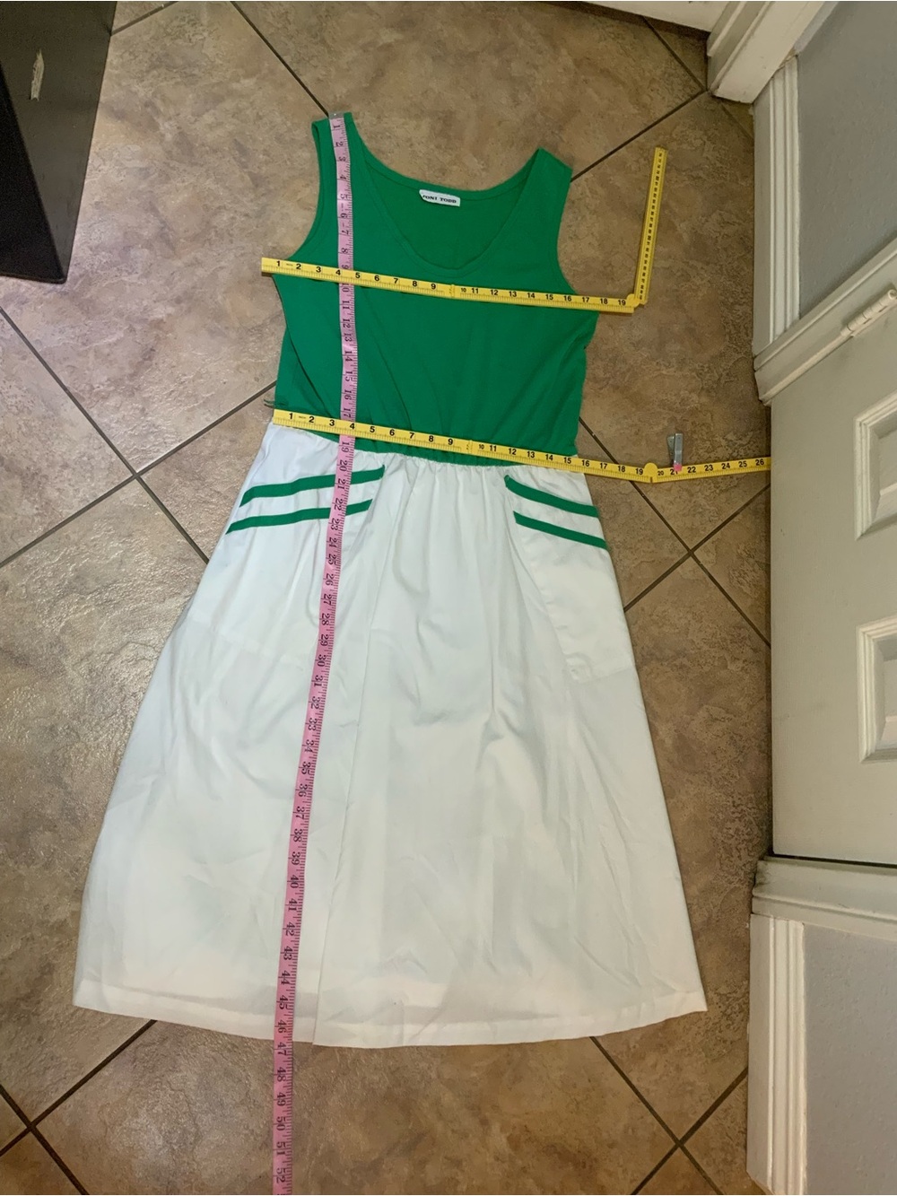 Vintage 70s Toni Todd flared dress - Picture 6 of 8